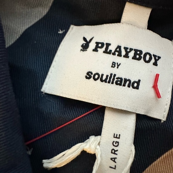 NWT Playboy Soulland December 1973 Playboy Camp Shirt Shirt - Picture 7 of 9